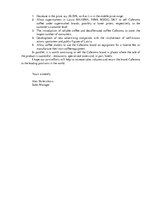 Eseja 'Decrease in Sales of Ground Coffee Caferoma', 2.