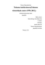 Referāts 'Tukuma vēsturiskā kultūrainava', 1.