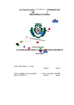 Referāts 'Ainavu veidošana. Langervaldes meža labiekārtojuma projekts', 1.