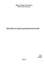 Referāts 'Materiālu otrreizējā izmantošana būvniecībā', 1.