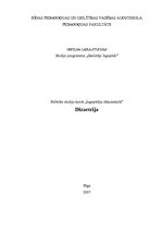 Referāts 'Dizartrija', 1.