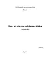 Konspekts 'Sirds un asinsvadu sistēmas attīstība, embrioģenēze', 1.