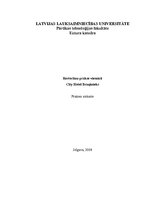 Prakses atskaite 'Restorānu prakse viesnīcā "City Hotel Bruņinieks"', 1.