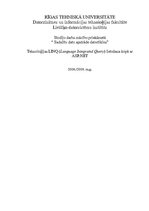 Konspekts 'LINQ (Language Integrated Query) lietošana kopā ar ASP.NET', 1.