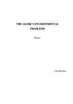 Referāts 'The Globe's Environmental Problems', 1.