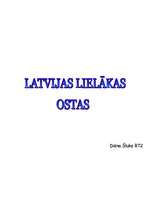Konspekts 'Latvijas lielākās ostas', 1.