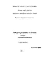 Konspekts 'Integrācijas būtība un formas', 1.