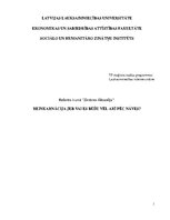 Referāts 'Reinkarnācija', 1.