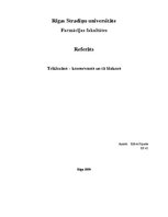 Konspekts 'Triklozāns – konservants un tā blaknes', 1.