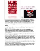 Konspekts 'The Basic Concepts in Orwell's "1984"', 1.
