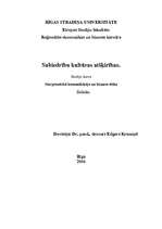 Referāts 'Sabiedrību kultūras atšķirības', 1.