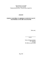 Eseja 'Eiropas Savienības un Amerikas Savienoto Valstu ekonomisko attiecību izaicinājum', 1.