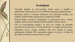Prezentācija 'Svešvalodu zināšanu ietekme uz Rīgas restorānu pakalpojumu kvalitāti', 15.
