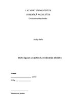 Referāts 'Darba līgums un darbinieka civiltiesiskā atbildība', 1.