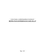 Biznesa plāns 'Biznesa plāna izstrādāšanas gaita SIA "X"', 1.