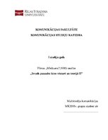 Konspekts 'Filmas "Mirdzums" analīze', 1.