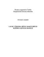Referāts 'Lauku tūrisma mītņu raksturīgākās iezīmes Liepājas rajonā', 1.