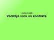 Prezentācija 'Vadītāja vara un konflikts', 1.
