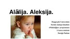 Prezentācija 'Slimības - alālija un aleksija', 1.