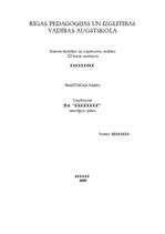 Konspekts 'Uzņēmuma X stratēģijas plāns', 1.