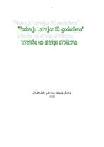 Referāts 'Kolhozs "Padomju Latvijas 10.gadadiena"- īstenība vai atmiņu atblāzma', 1.
