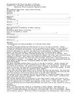 Eseja 'Recommendation For Recycling Water in Florida', 1.