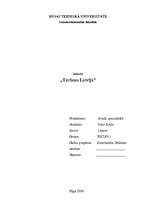 Referāts 'Tūrisma nozares nozīme tautsaimniecībā', 1.