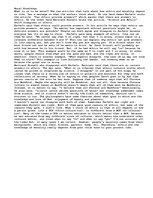 Eseja 'Moral Knowledge', 1.