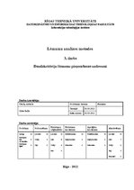 Paraugs 'Daudzkritēriju lēmumu pieņemšanas uzdevumi', 1.