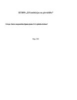 Konspekts 'Kurās starptautisko līgumu jomās Eiropas Savienībai ir globāla ietekme', 1.
