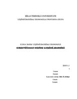 Referāts 'Kreditēšanas nozīme uzņēmējdarbībā', 1.