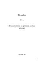 Referāts 'Grunts rakšanas un griešanas teorijas principi', 1.