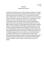 Eseja 'Tējkannas snīpis, indiāņi un es ', 1.