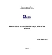 Referāts 'Prognozēšana uzņēmējdarbībā, etapi, principi un metodes', 1.