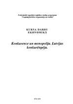 Referāts 'Конкуренция монополия', 1.