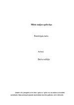 Konspekts 'Mūsu mājas aptieciņa', 1.