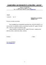 Paraugs 'Lietvedības dokumentu paraugi', 3.