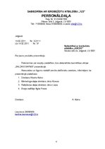 Paraugs 'Lietvedības dokumentu paraugi', 4.