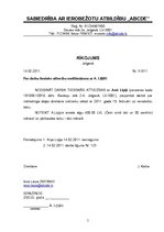 Paraugs 'Lietvedības dokumentu paraugi', 5.