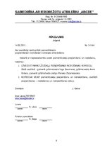 Paraugs 'Lietvedības dokumentu paraugi', 6.