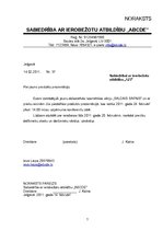 Paraugs 'Lietvedības dokumentu paraugi', 7.