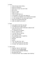 Konspekts 'Official Letter Writing', 1.