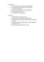 Konspekts 'Official Letter Writing', 2.