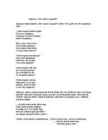 Eseja 'Aspazijas dzejas krājums "Zem vakara zvaigznes"', 1.