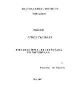 Referāts 'Piesārņojuma ierobežošana un novēršana', 1.