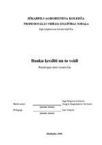 Referāts 'Banku kredīti un to veidi', 1.