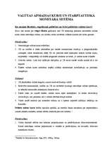 Konspekts 'Valūtas apmaiņas kursi un starptautiskā monetārā sistēma', 1.