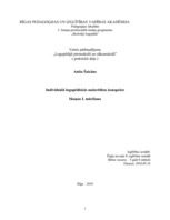 Konspekts 'Skaņas "L" mācīšana', 1.