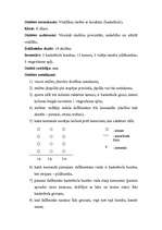 Konspekts 'Veiklības stafete', 1.