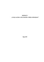 Referāts 'Latvijas un Ķīnas dzimstības rādītāju salīdzinājums', 1.